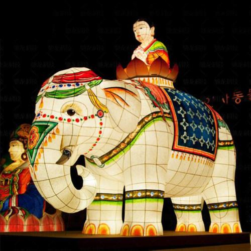 Tanglung Tradisional Cina Lantern Festival Parade Lanterns